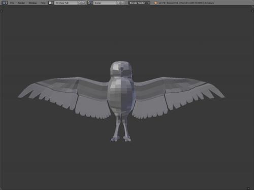 A Simple Owl Mesh (Xerxes) preview image